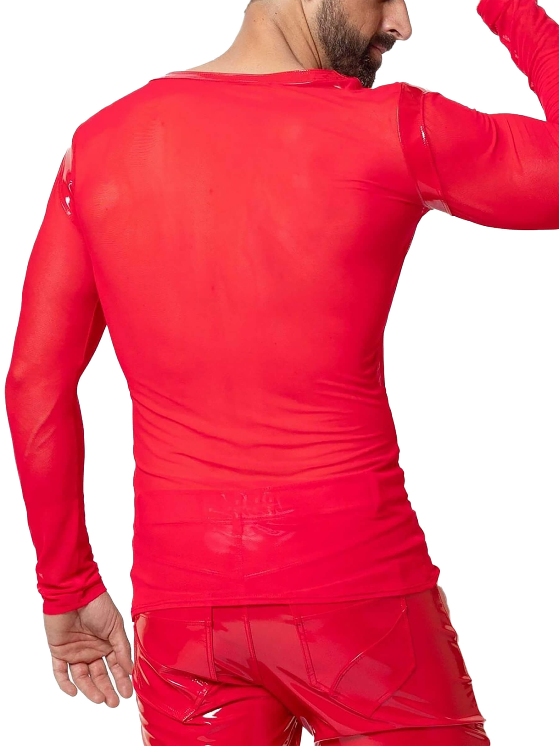 Ali mesh tee shirt - Rot