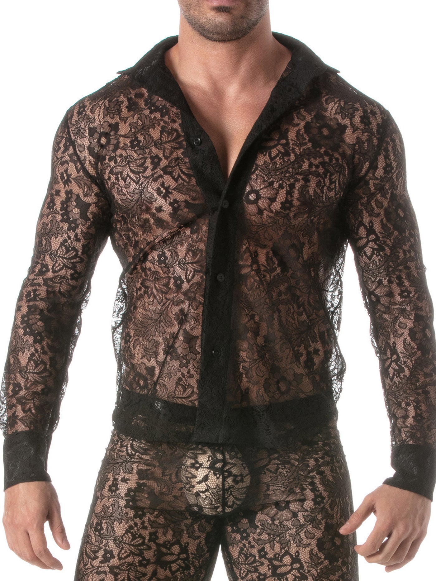 LACE LONG SLEEVES SHIRT