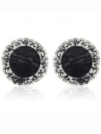 Spitzen Pasties Schwarz