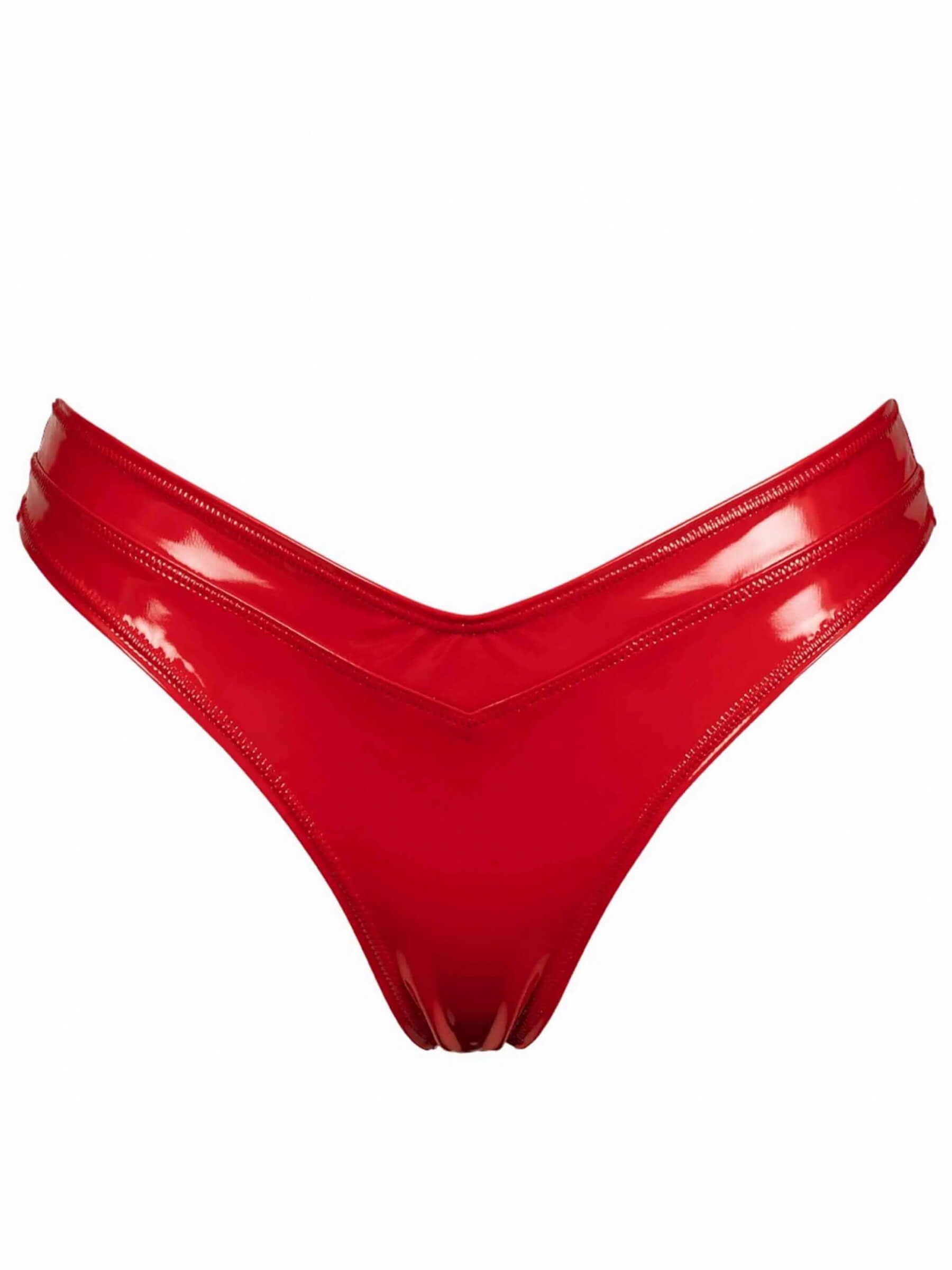 Patent leather slip Jade - patent red
