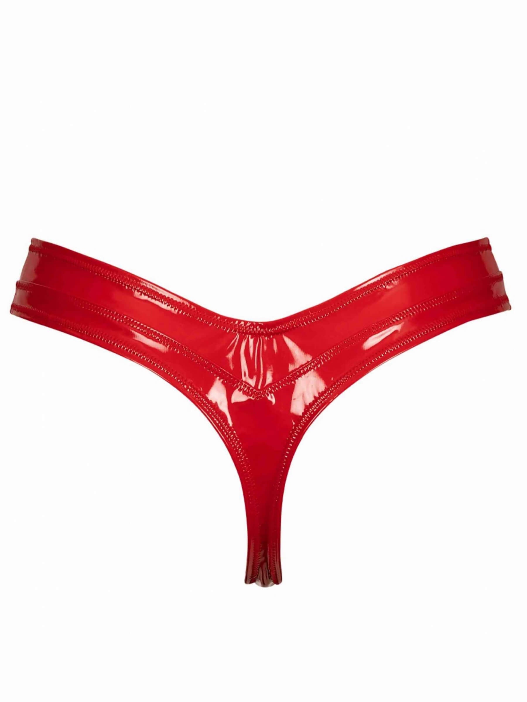 Patent leather slip Jade - patent red