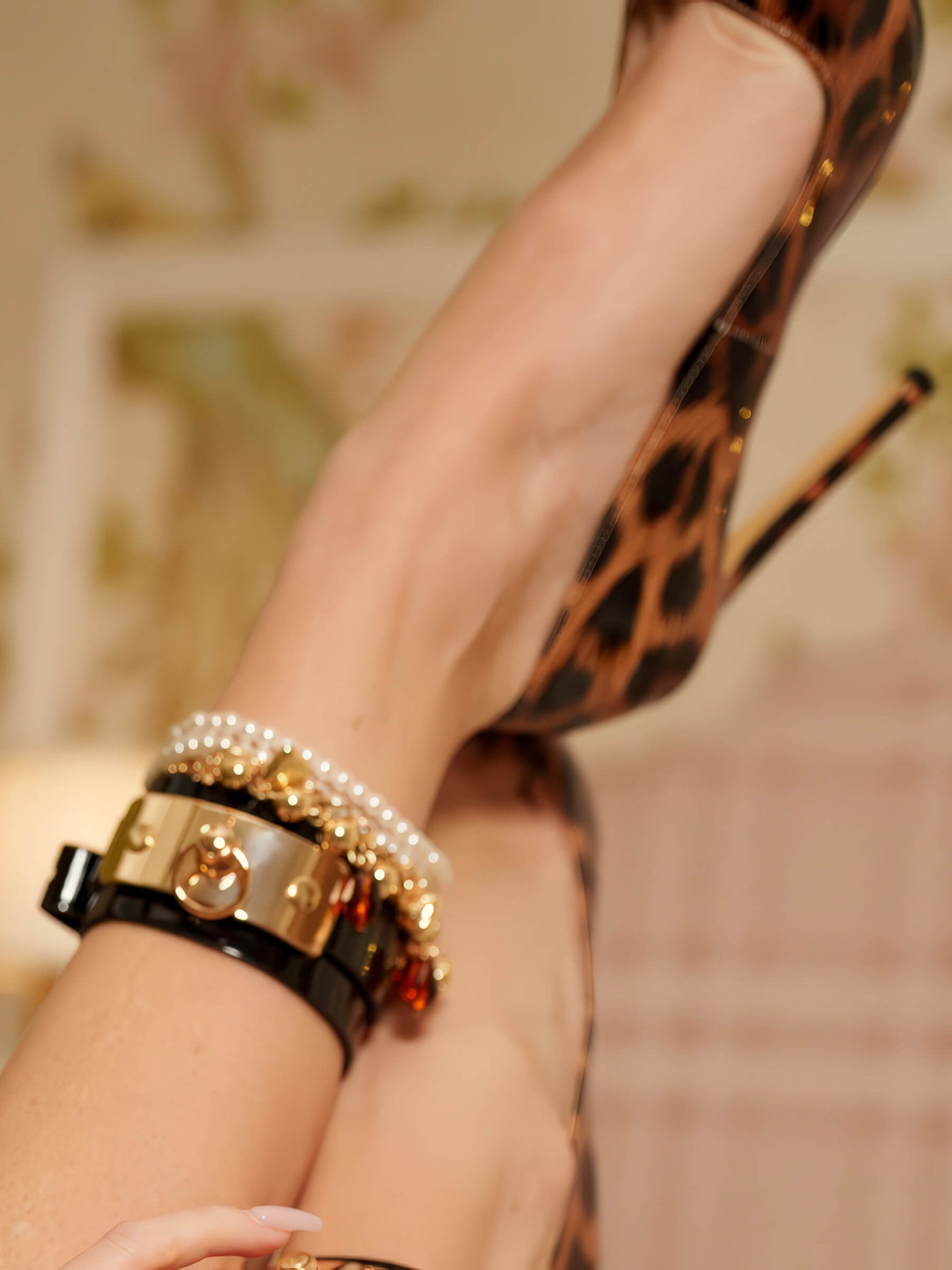 VEGAS – Hochglanz-Fussfesseln