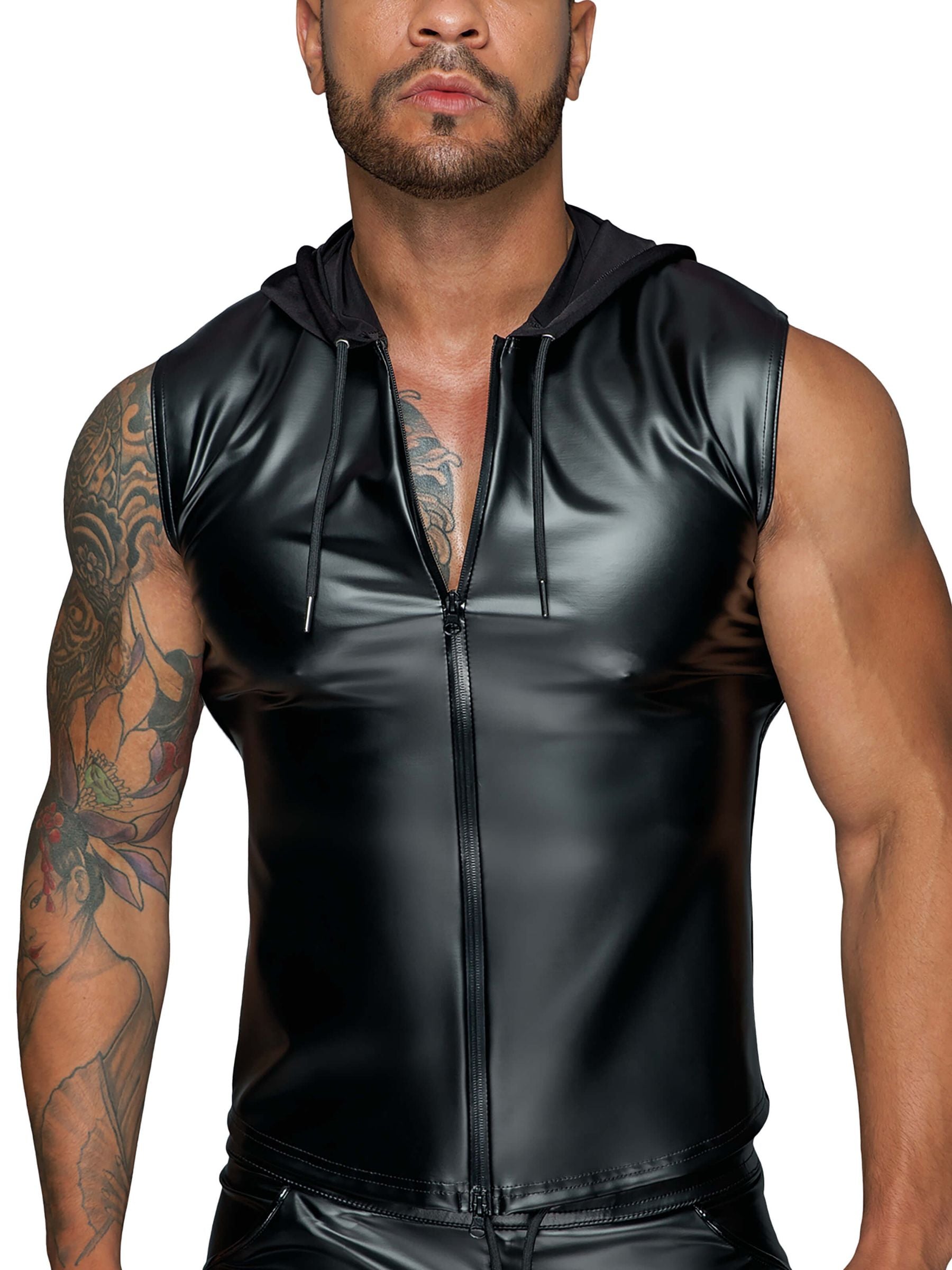 Kapuzenshirt mit Zwei-Wege Zipper Ärmellos Wetlook