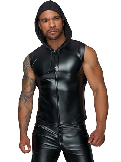 Kapuzenshirt mit Zwei-Wege Zipper Ärmellos Wetlook