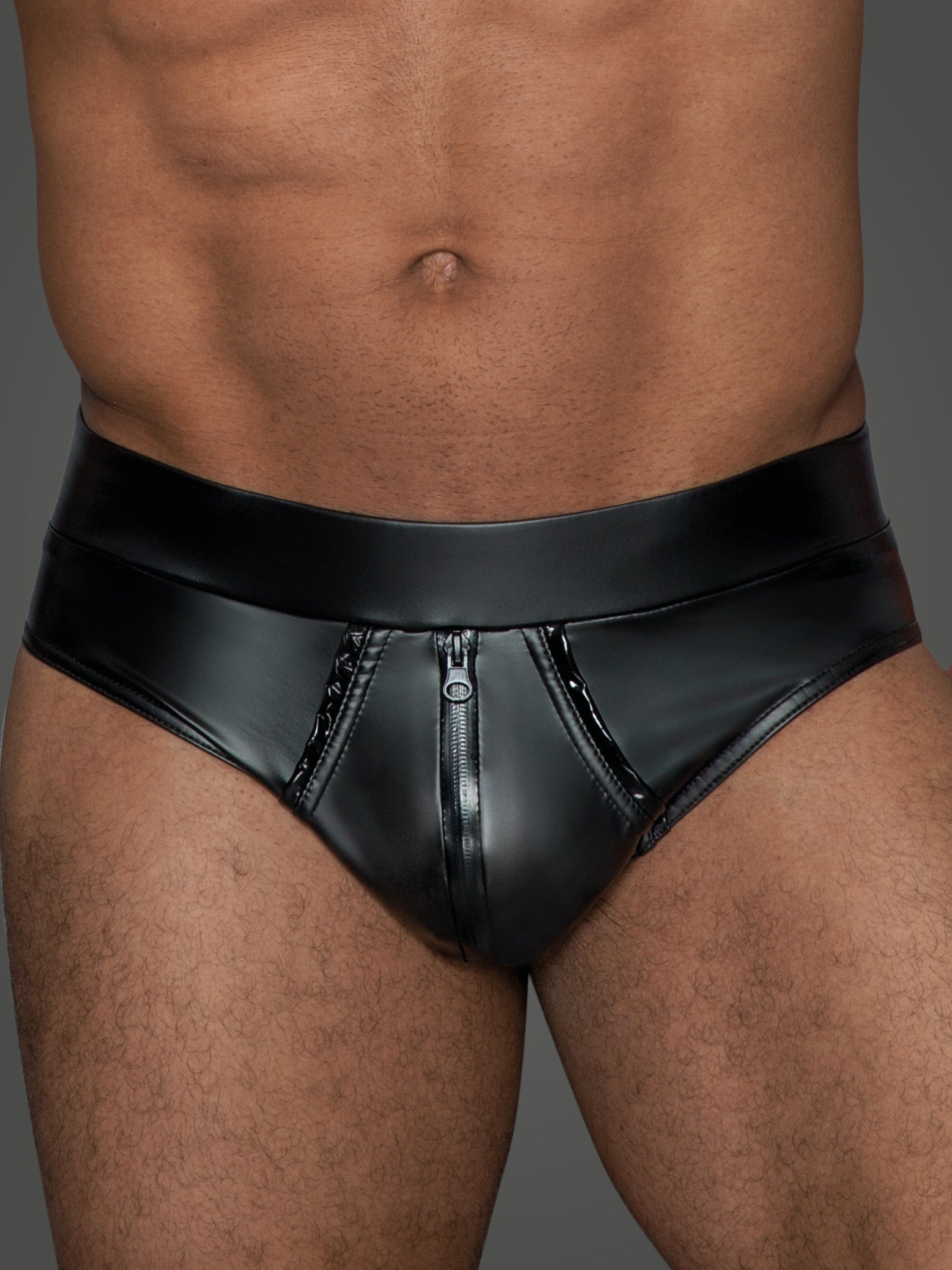 Men's shorts with two-way zipper