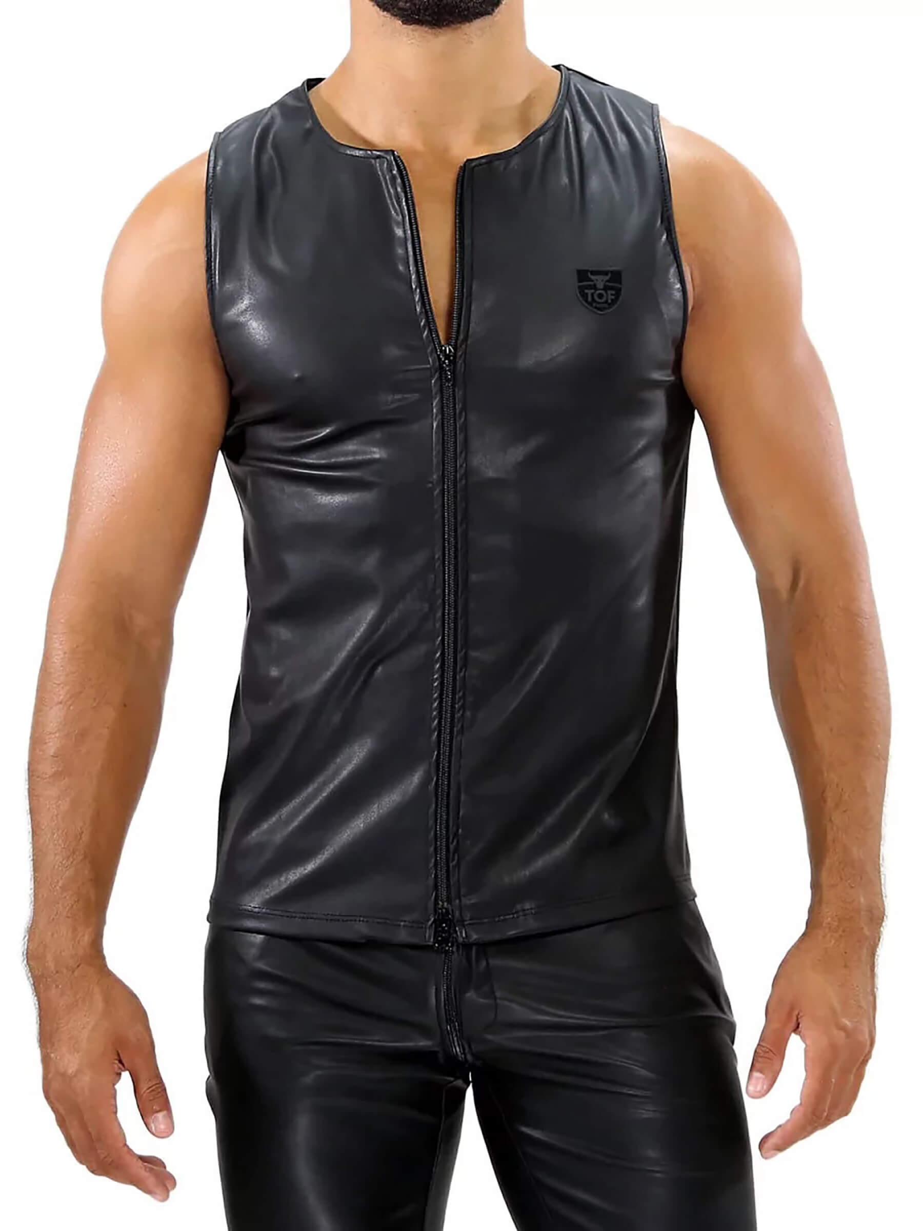 FETISH ZIPPED TANK TOP