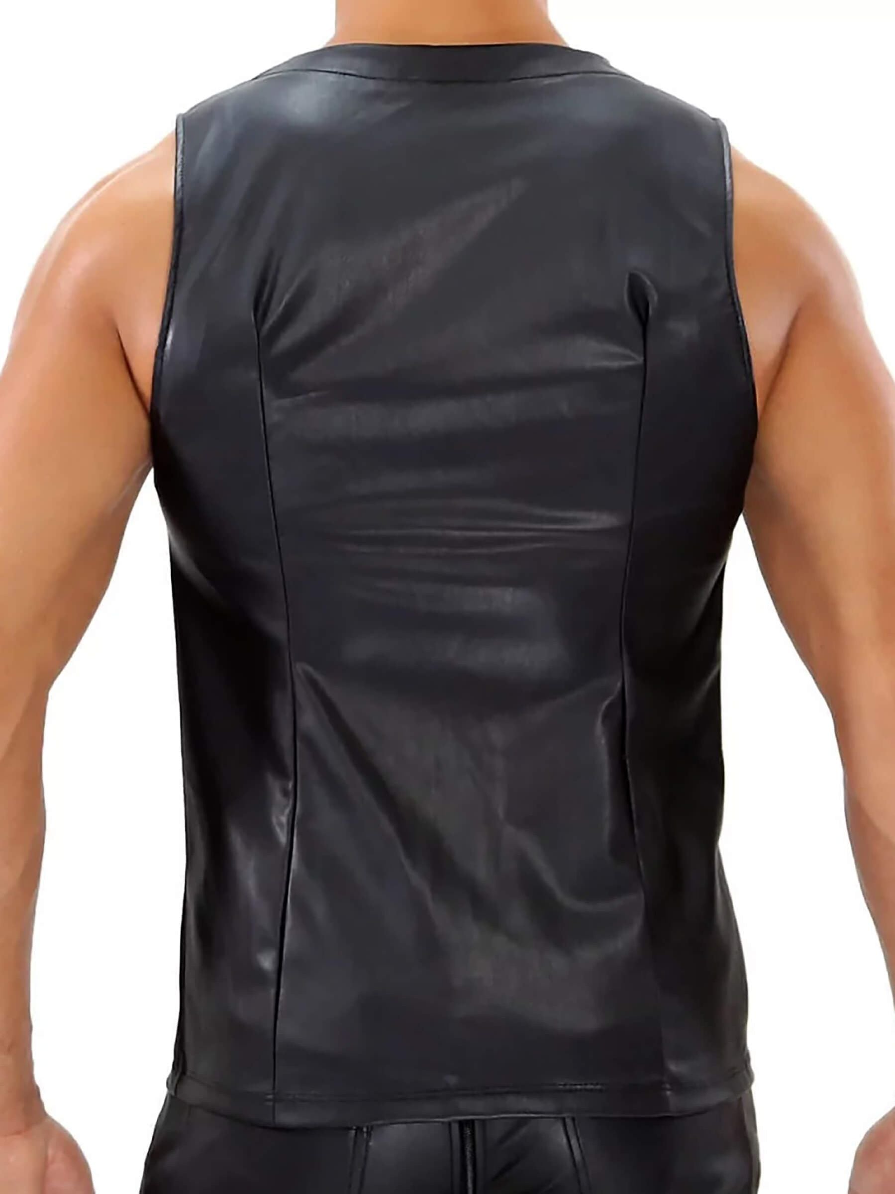 FETISH ZIPPED TANK TOP