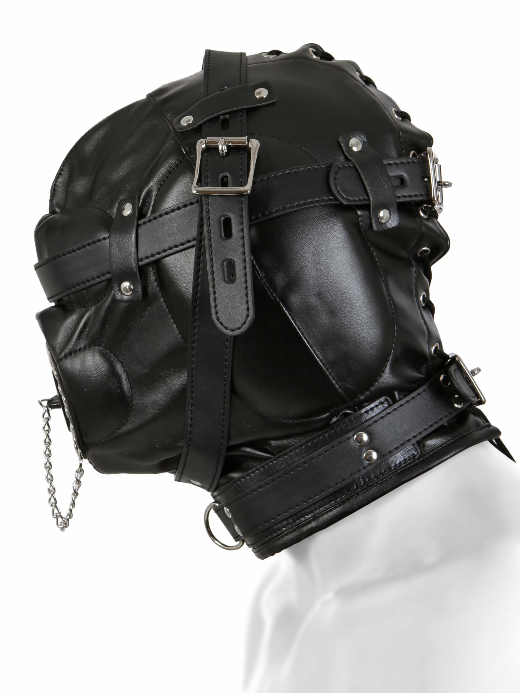 Heavy Duty Bondage Maske mit Gag