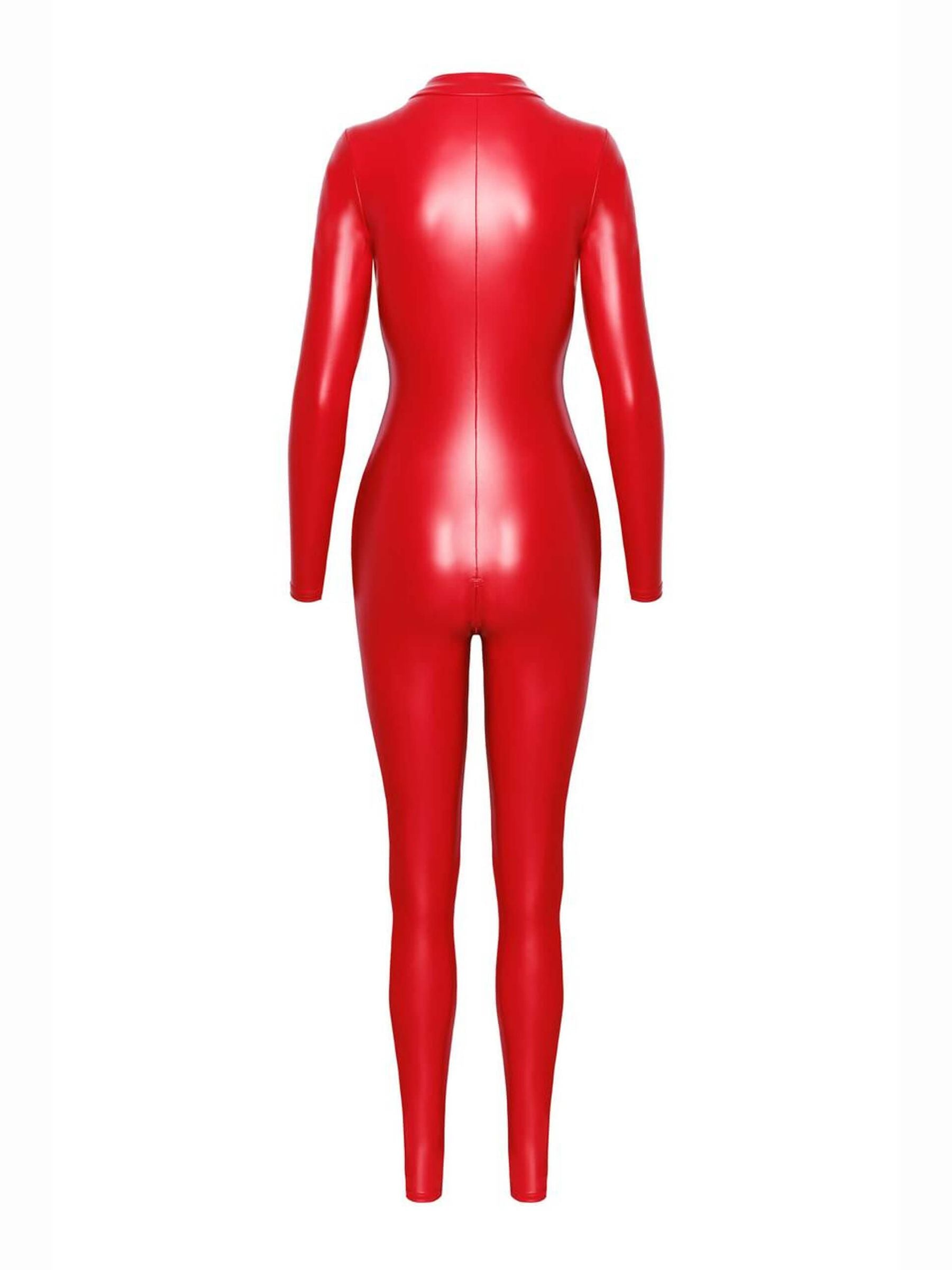 Catsuit Wetlook with zipper - Chimera