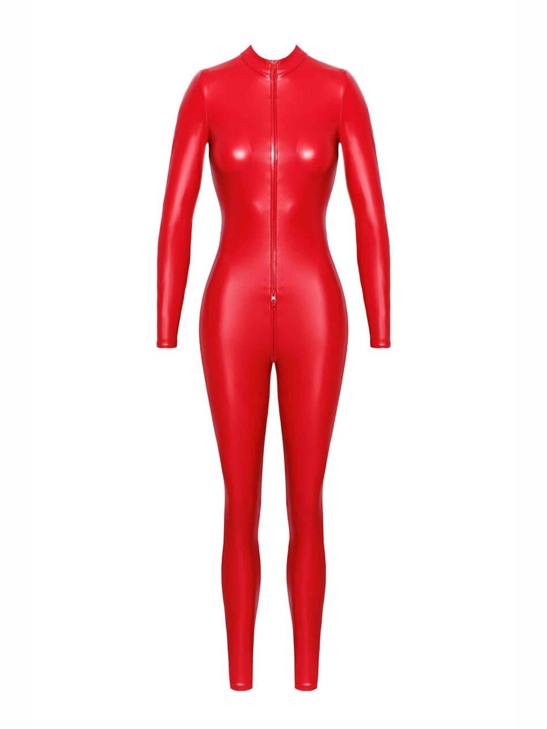 Catsuit Wetlook with zipper - Chimera