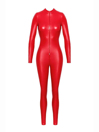 Catsuit Wetlook mit Reißverschluss - Chimera