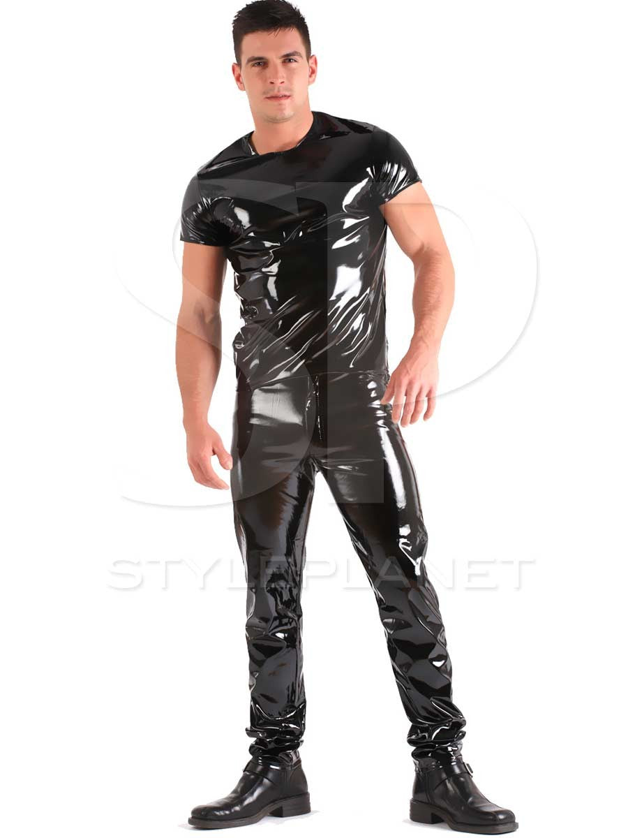 Herren Lack Hose - Unisex