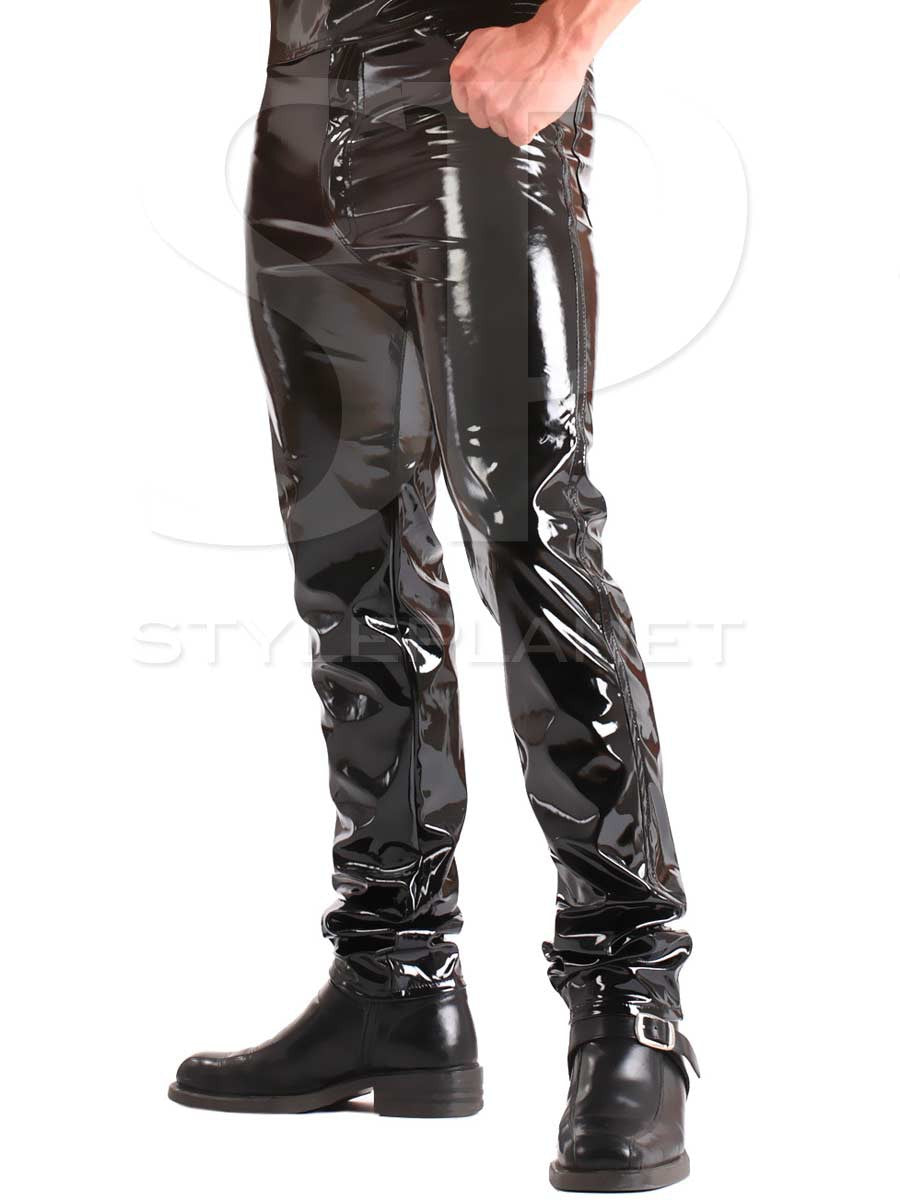 Herren Lack Hose - Unisex