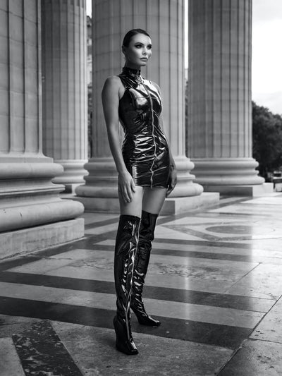 Seine vinyl dress