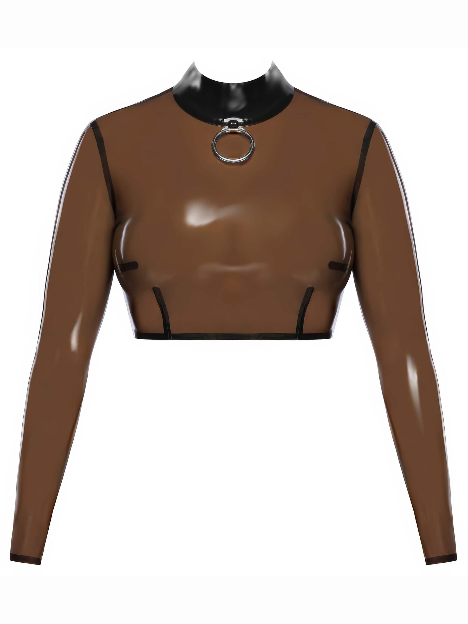 Latex shirt, transparent