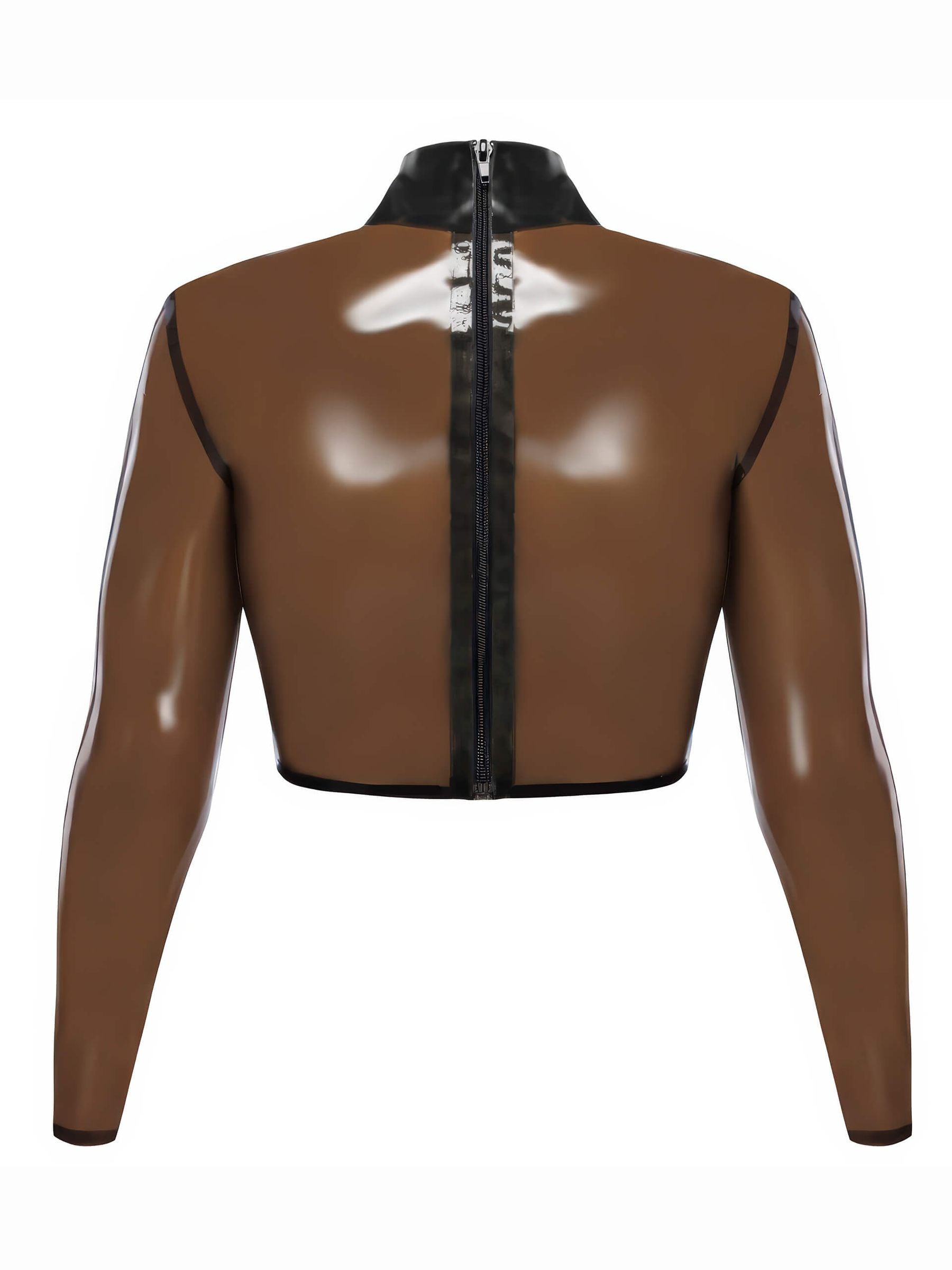 Latex shirt, transparent