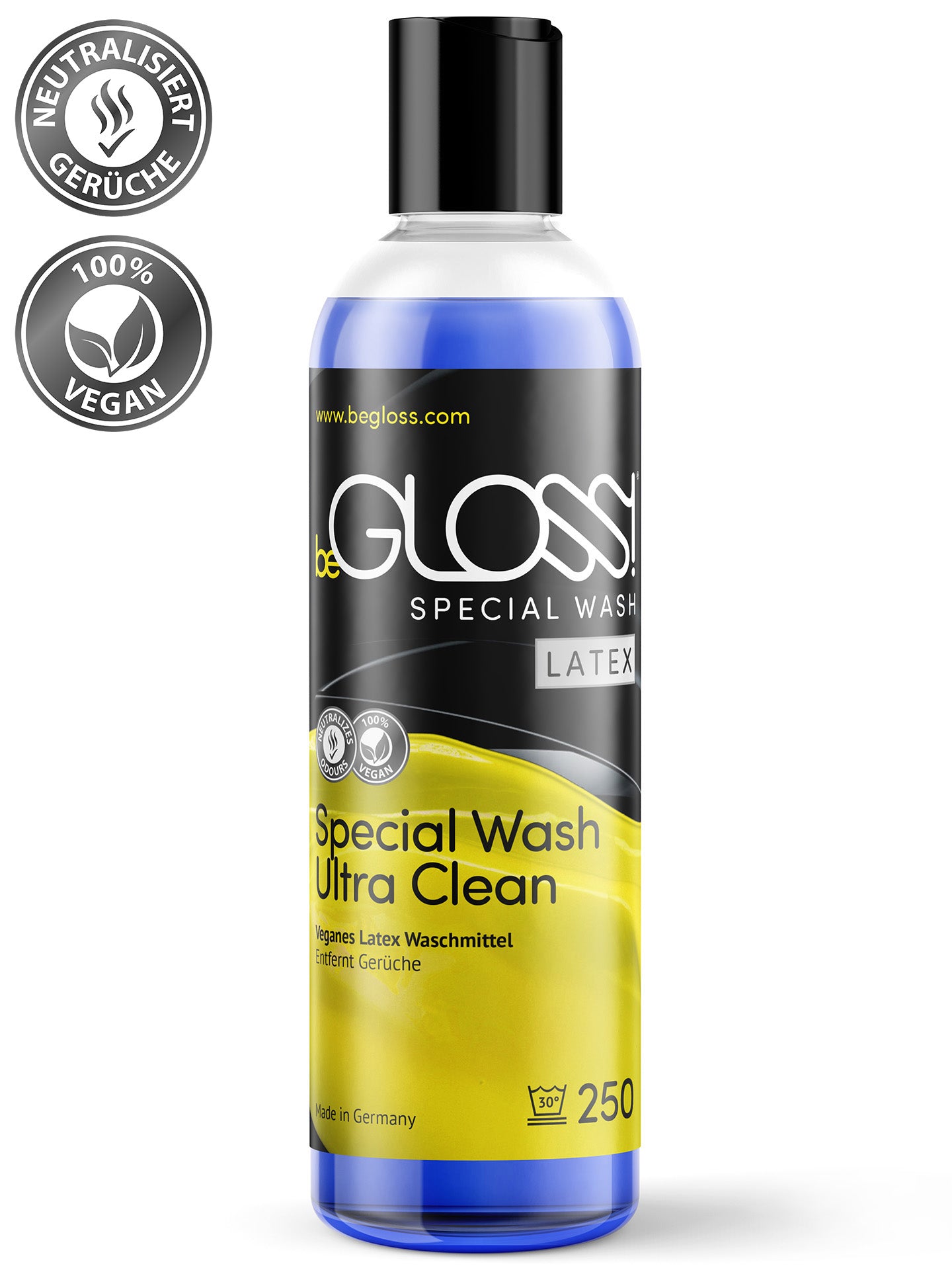 Latex Pflege SET 250 - Perfect SHINE - Easy GLIDE - Special WASH