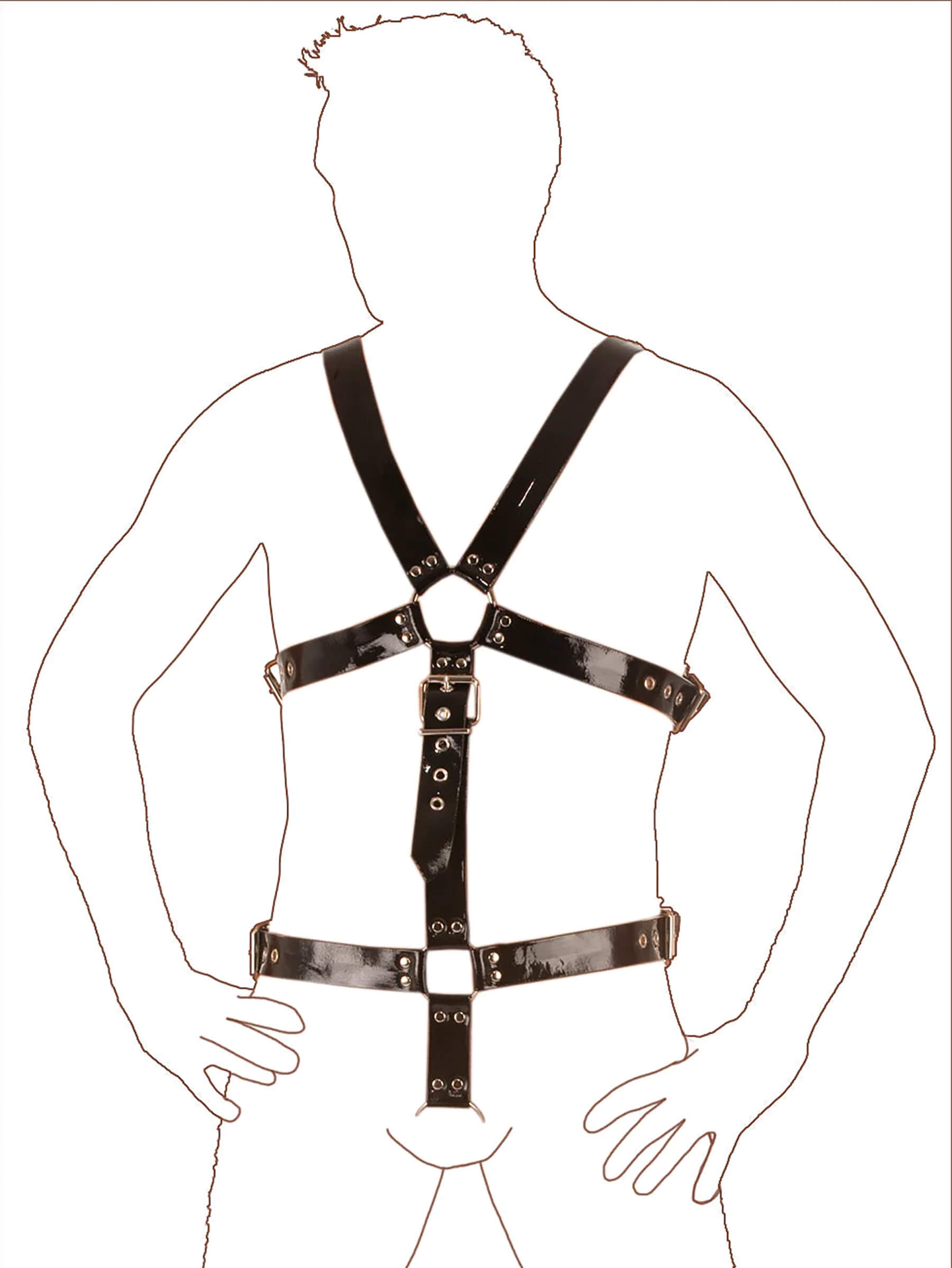 Latex Master Harness