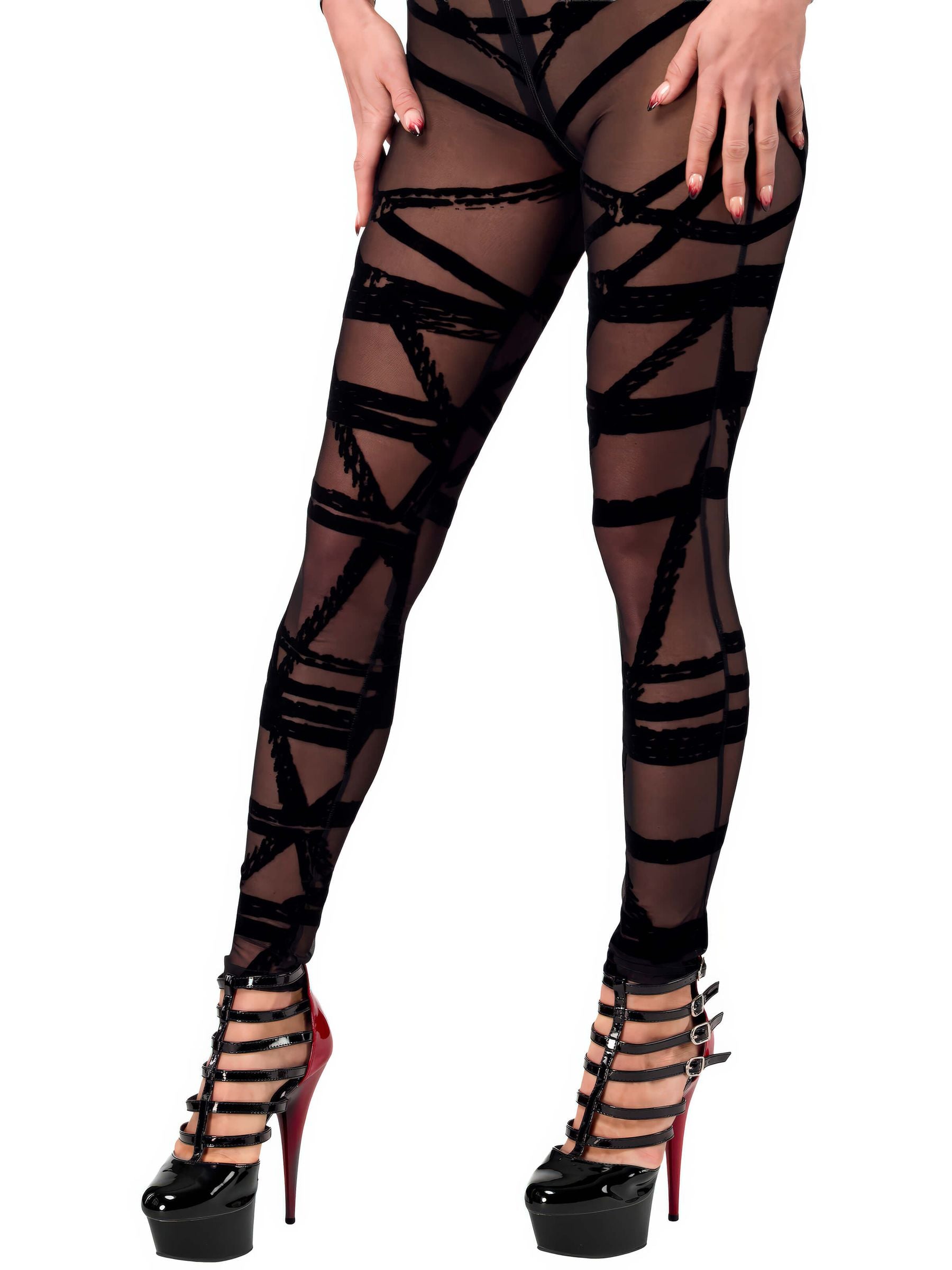 Schwarzer Bondesque Catsuit