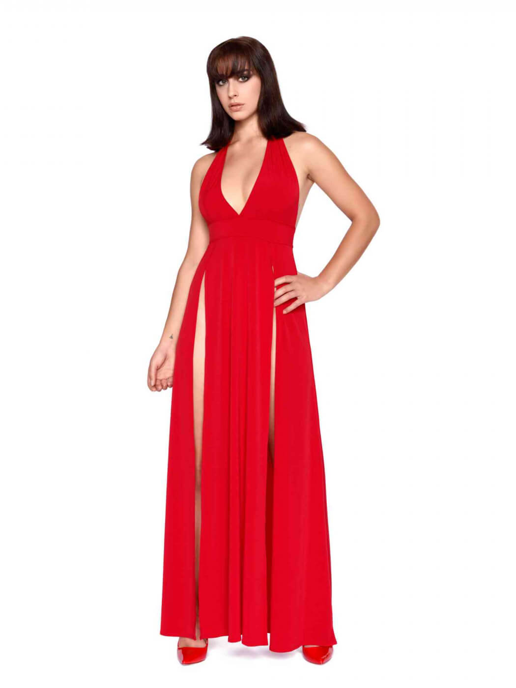 Rotes Abendkleid