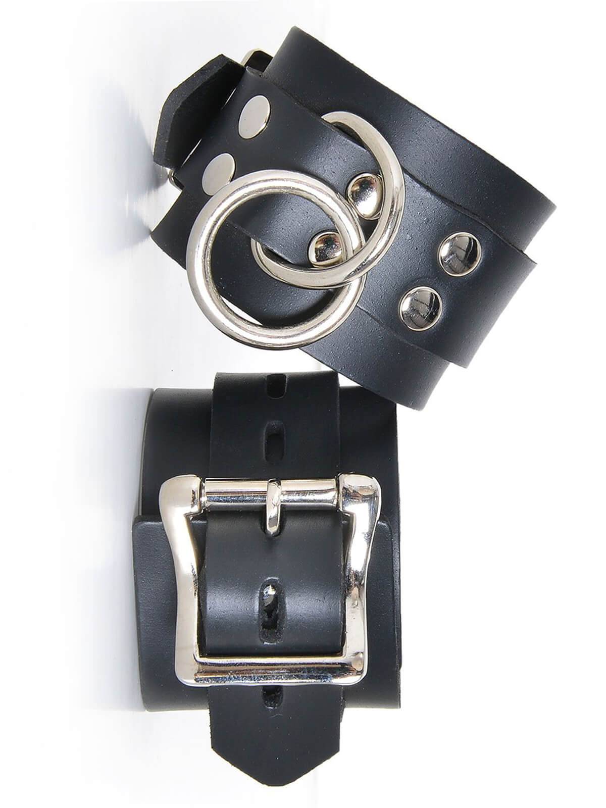 Latex Handfesseln – Schwarz