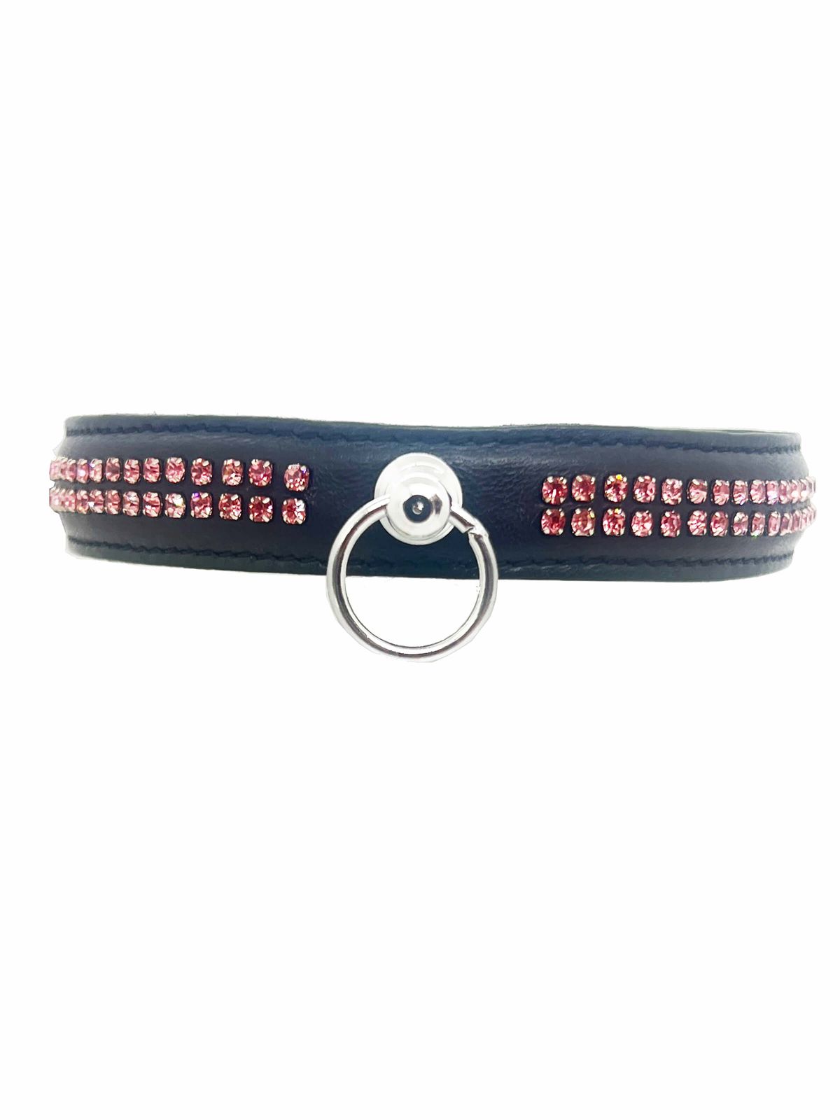 Leder Halsband Schwarz