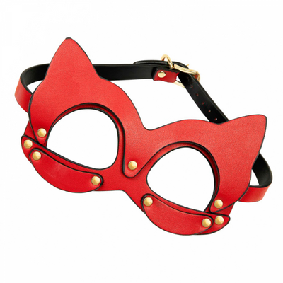 Kunstleder Katzenmaske