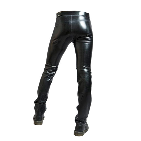 Men Basic Latex Jeans