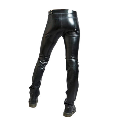 Men Basic Latex Jeans