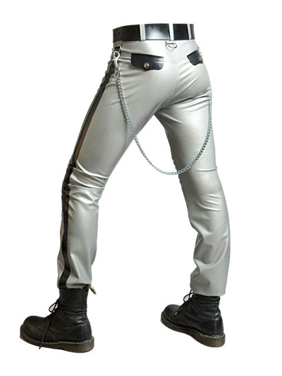 Men Latex Padded Pants
