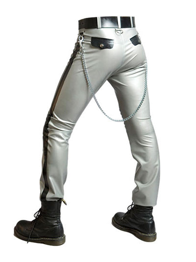 Men Latex Padded Pants