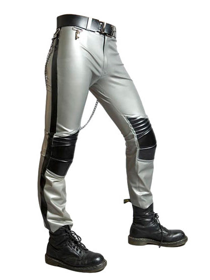 Men Latex Padded Pants