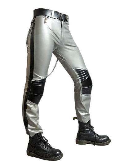 Men Latex Padded Pants