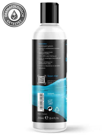 beGLOSS EASY GLIDE 250 ml  Anziehhilfe für Latex- und Gummikleidung, Latex Anziehhilfe, Gummi Anziehhilfe, Latex Pflege, Anziehhilfe latex, latex pflege, Siliconöl, Silikon öl, Silicon öl, Latexöl, latex dressing, latex anziehen