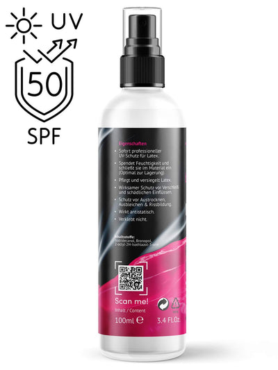 latexspray mit UV schutz, latex uv, latexspray, latex spray, latexpolitur, latex politur, latex, politur, latexpflege, pflege, latexöl, silikon öl, latex politur, silikon, latexpflegemittel