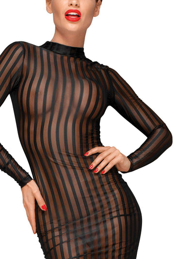 Klassisches Kleid aus weichem und elastischen Tüll
