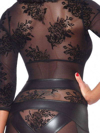 Transparentes Netzkleid