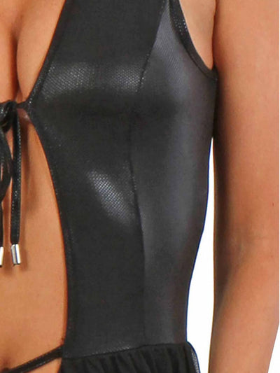 Transparentes Dessous Mantelkleid